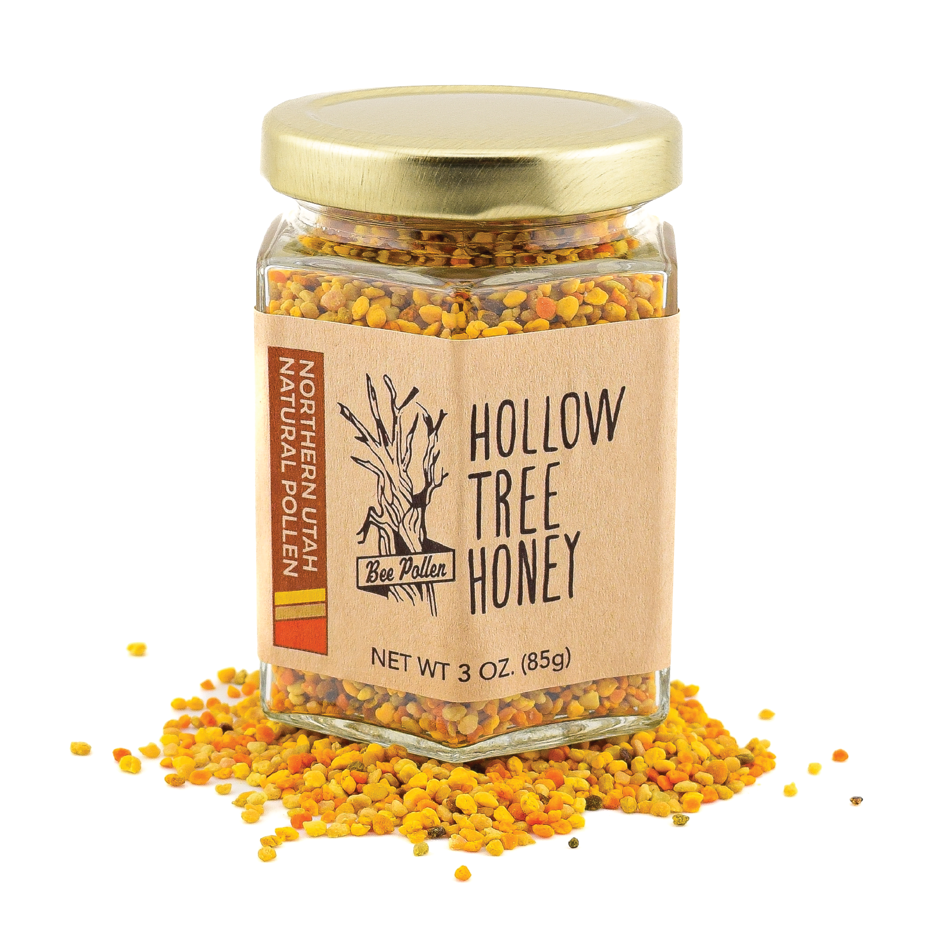 3 oz Northern Utah Natural Bee Pollen – HollowTreeHoney
