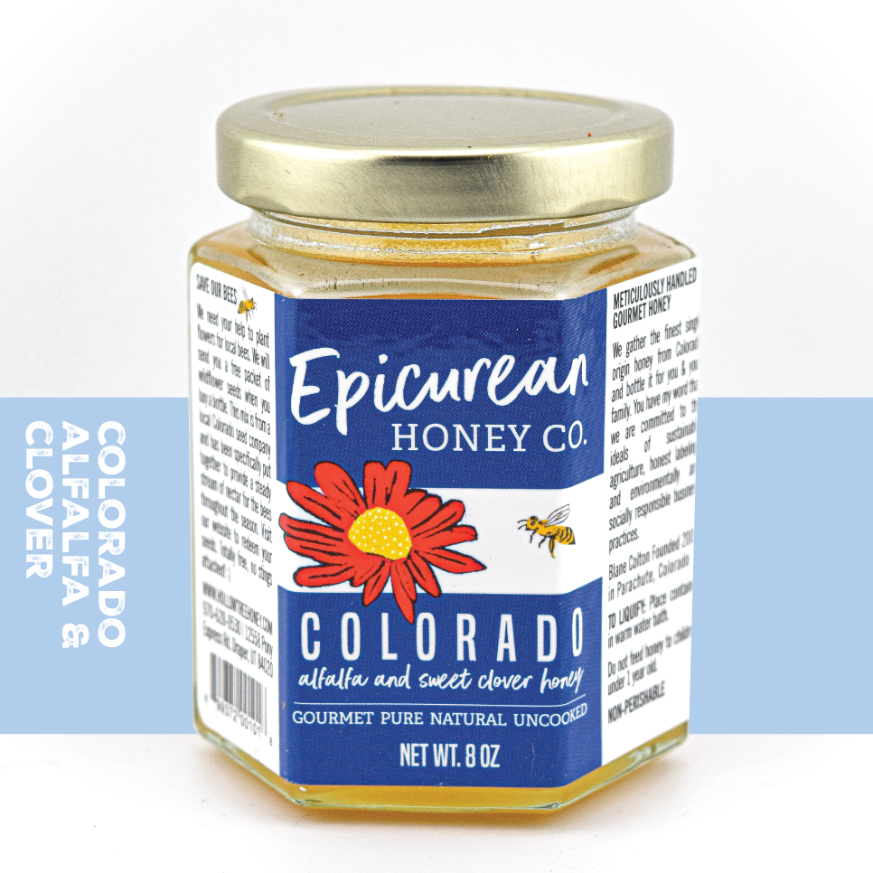Epicurean Colorado Alfalfa and Sweet Clover, 8oz. – HollowTreeHoney
