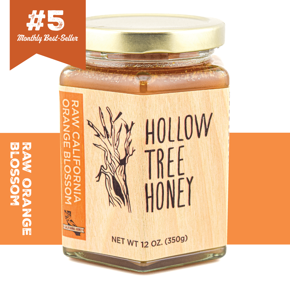 12 oz. RAW California Orange Blossom Honey