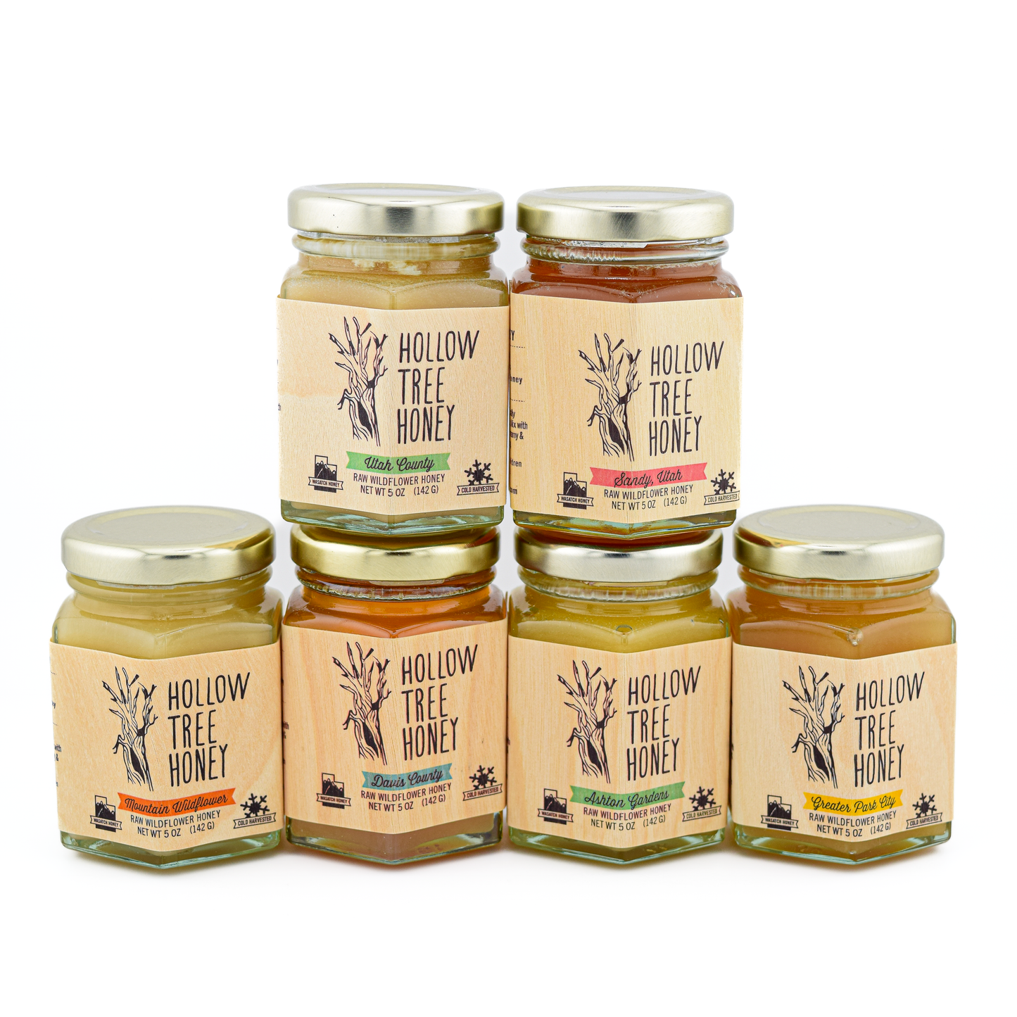 5 oz Utah Honey Variety 6-Pack