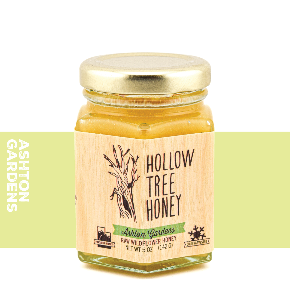 Ashton Gardens RAW Wildflower Honey 5oz.