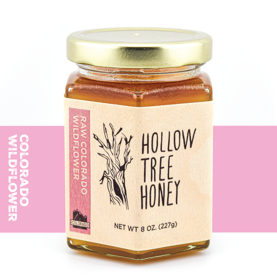 RAW Colorado Wildflower Honey 8oz.