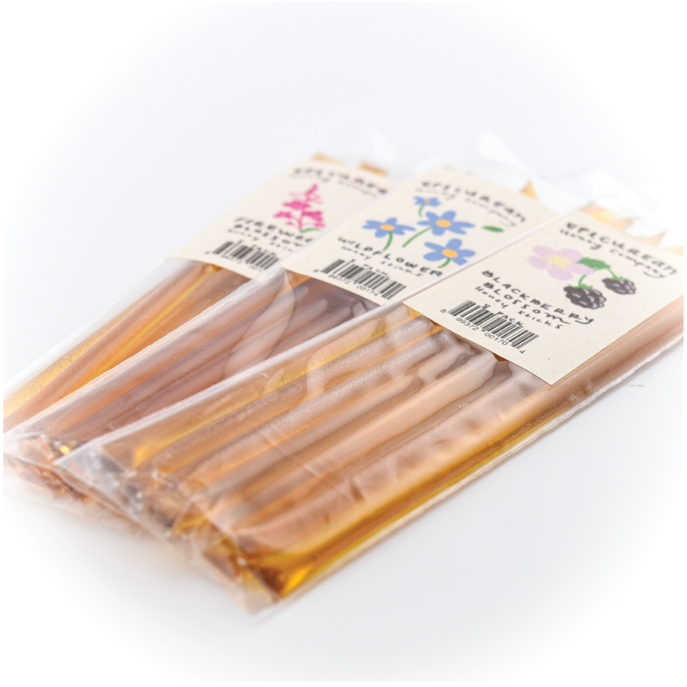 Honey Stick 3-Pack / Fireweed, Wildflower, Blackberry