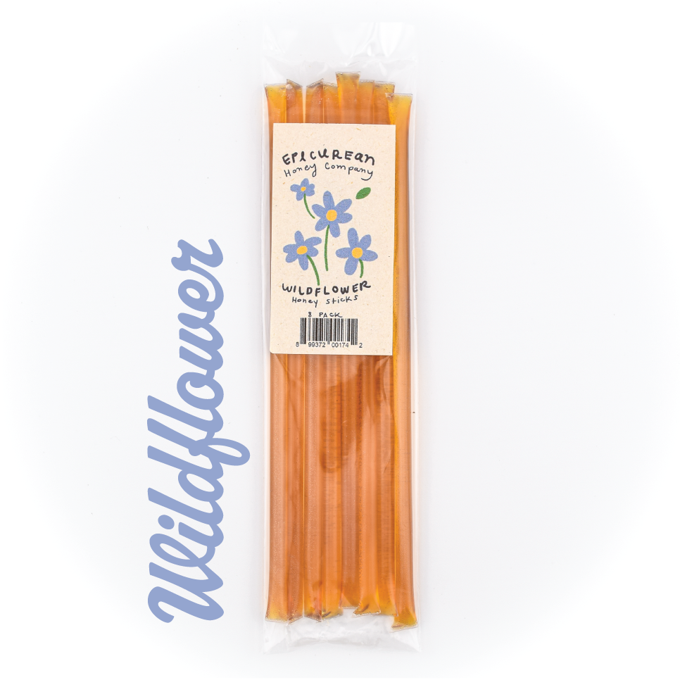 Honey Stick 6-Pack / Orange Blossom, Meadowfoam, Clover, Fireweed, Wildflower, Blackberry