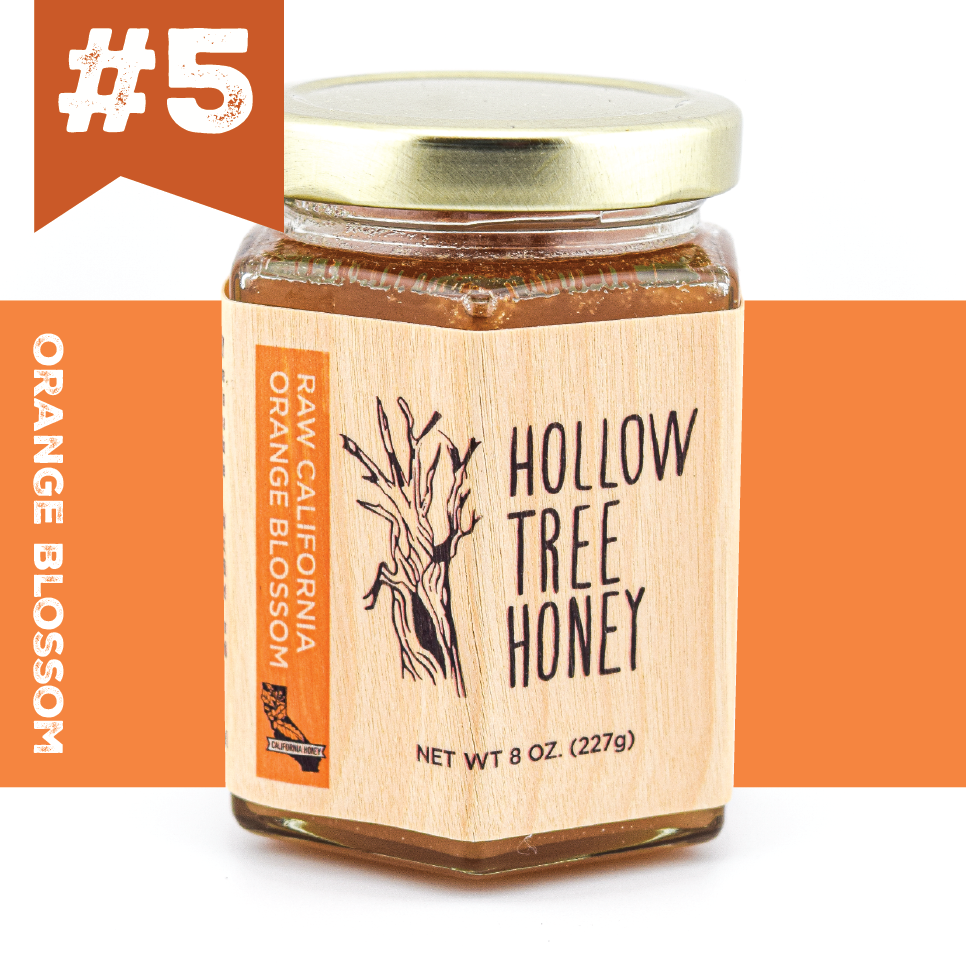 8 oz. RAW California Orange Blossom Honey