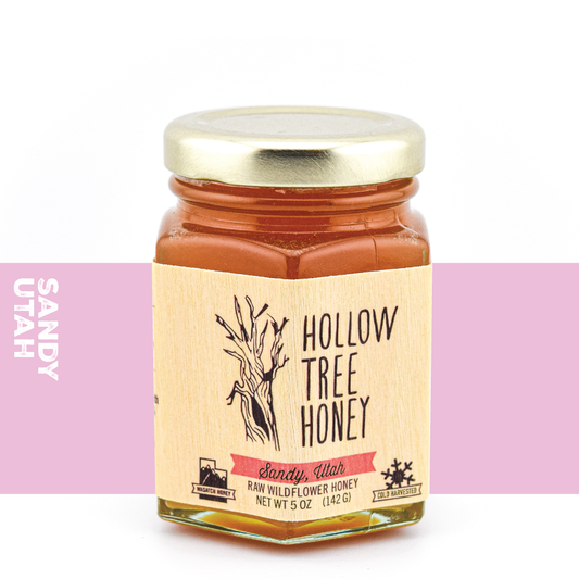 Sandy Utah Raw Wildflower Honey 5oz.