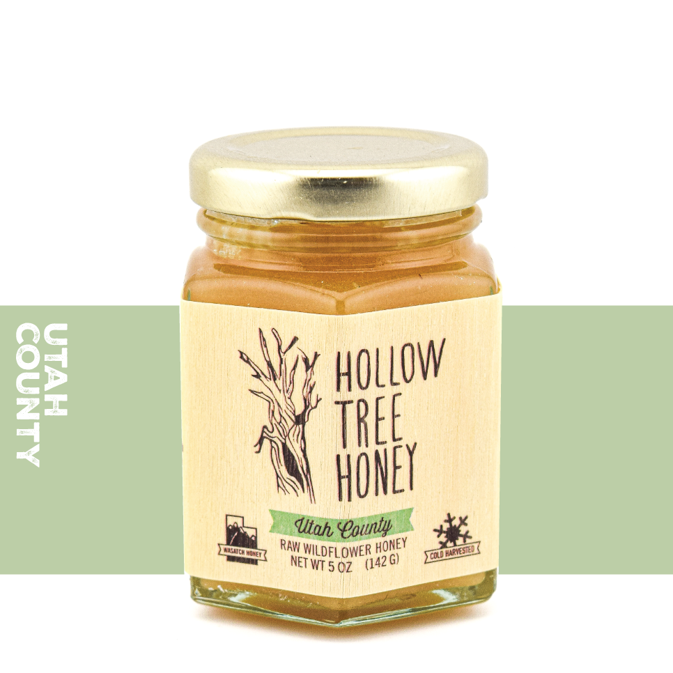 Utah County RAW Wildflower Honey 5oz.