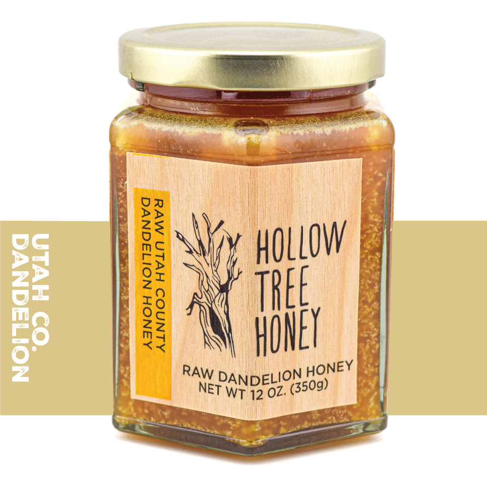 Utah County RAW Dandelion Honey 12oz