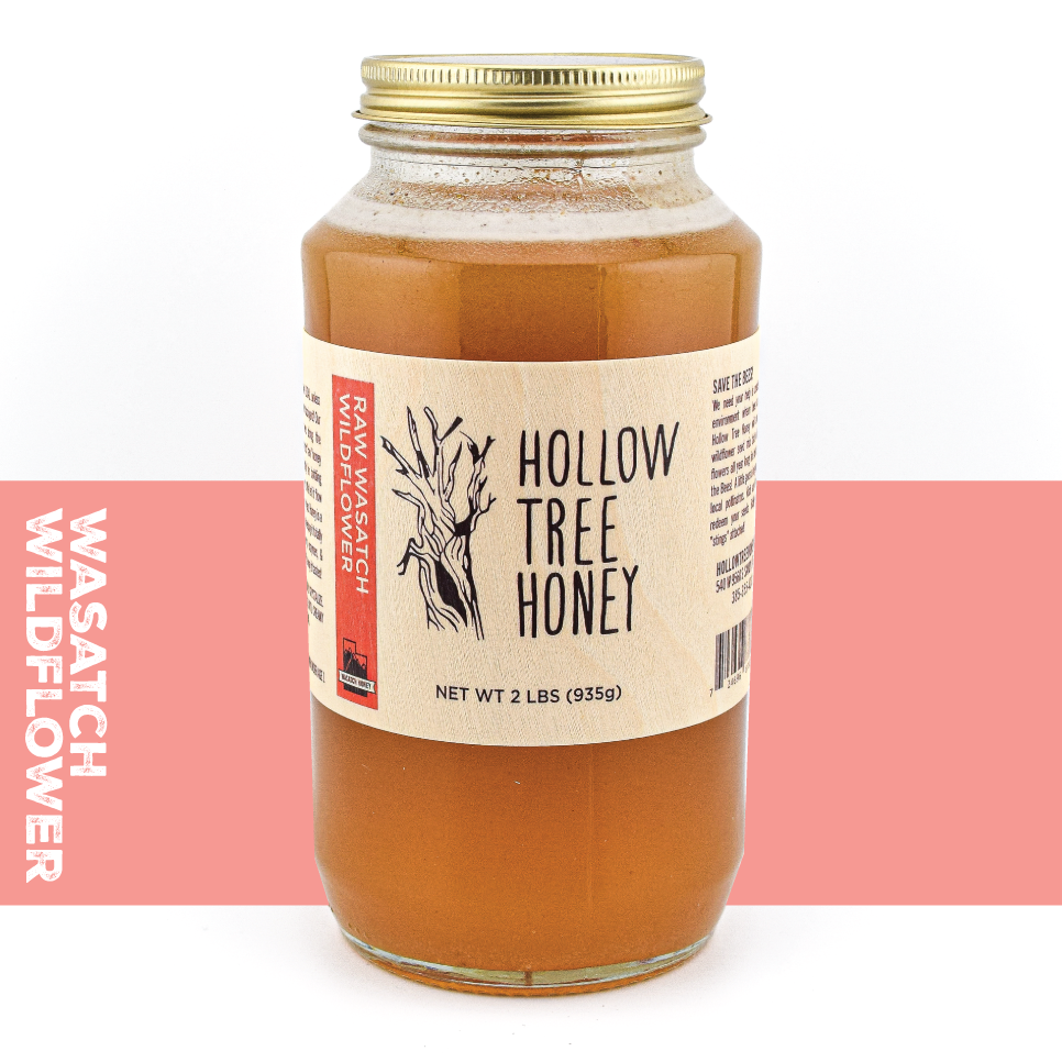 Wasatch Raw Wildflower Honey 2lb.