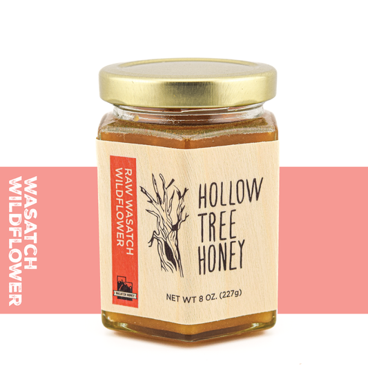 Wasatch RAW Wildflower Honey 8oz.